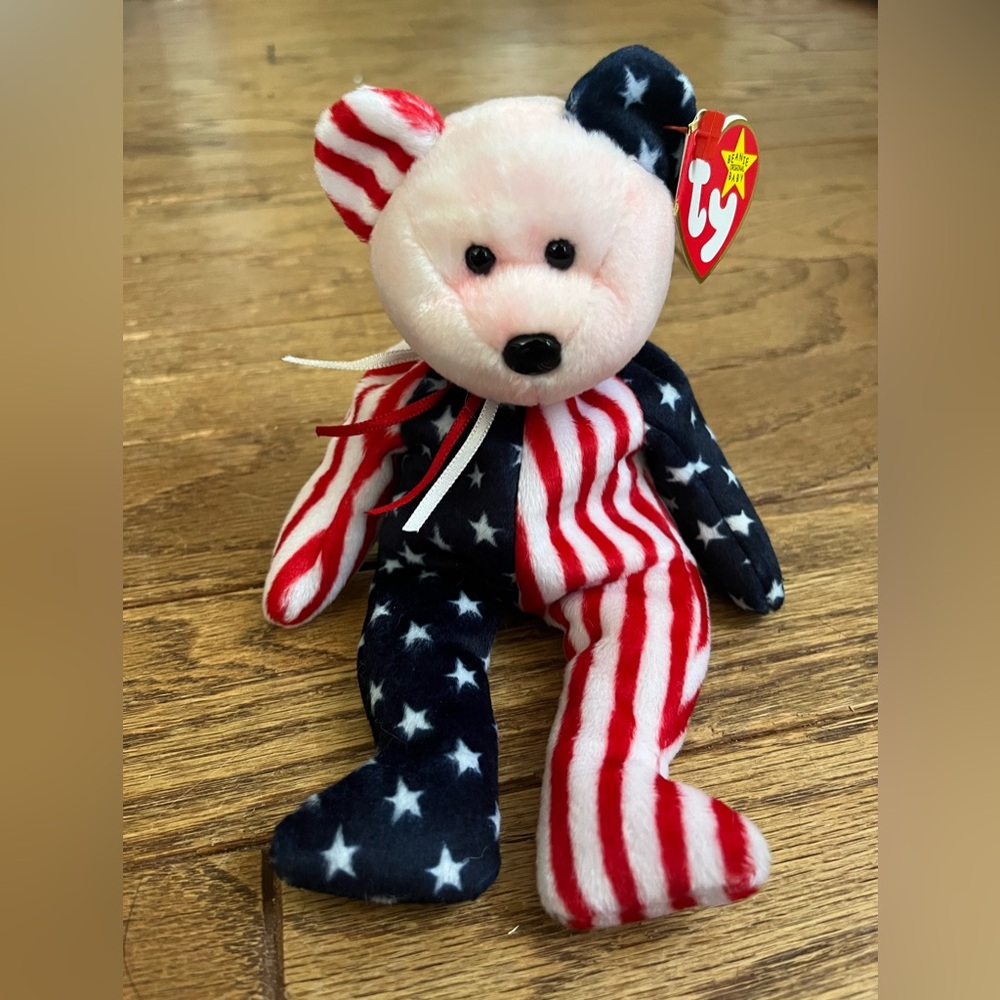 Ty Beanie Baby Patriotic Bear